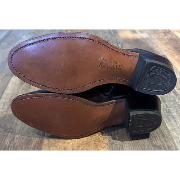 Vintage HANOVER Burgundy Leather 6\